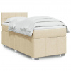 Box spring postel s matrací krémová 80 x 200 cm textil 3289200