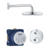 Grohe Grohtherm Sprchová súprava Tempesta 210 s termostatom pod omietku, chróm 34726000-GR