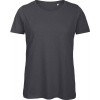B&C | Inspire T /women, Dámske tričko Medium Fit z bio bavlny, sivá dark, XXL
