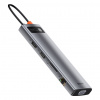 ADAPTÉR HUB 11V1 BASEUS 3XUSB/USB C PD 100W AUX VGA 2XHDMI SD RJ45 MICRO SD (CAHUB-CT0G)