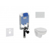 Ideal Standard ProSys Set predstenovej inštalácie, klozetu a dosky Eurovit, tlačidla Oleas M2, Rimless, SoftClose, chróm ProSys80M SP123
