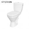 CERSANIT - WC KOMBI 696 CERSANIA II. SIMPLEON 010 SLIM sedátko duraplast s funkciou softclose (K11-2338)