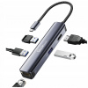 HUB CC USB-C Thunderbolt 3 4 HDMI 4K 60Hz USB LAN