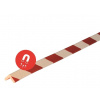 Ochrana rohov Knuffi®, typ E, magnetická, dĺžka 1 m, červená/biela, 26 x 19 mm