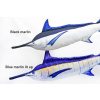 Dekoračný vankúš - Black marlin 118 cm marlin lit up 118 cm
