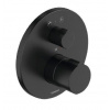 Duravit C.1 - Vaňová termostatická batéria pod omietku, na 2 spotrebiče, matná čierna C15200014046