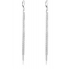 Beneto Stříbrné řetízkové náušnice AGUP1840