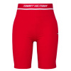 Dámske šortky Tommy Hilfiger RW Fitted Tape Short - primary red - Červený (S)