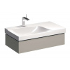 Geberit Xeno 2 Skrinka pod umývadlo 90 cm, s odkladacou plochou, zásuvka s LED svietidlom, sivobéžová 500.513.00.1