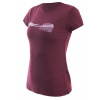Tričko krátke dámske SENSOR MERINO AIR PT HILLS port red XXL