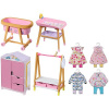 Zapf Creation BABY born Mini Exkluzívna škandinávska súprava nábytku pre bábiky