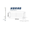 KORAD Radiátor 10VKP 900/500 (KORAD 10VKP 900/500)