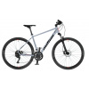 BICYKEL AUTHOR MISSION -2025 - strieborná / čierna / červená Veľkosť: 22