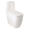 Kludi Resa S WC kombi misa, spodný odpad, Rimless, Spiralflush, lesklá biela 27WCB0243