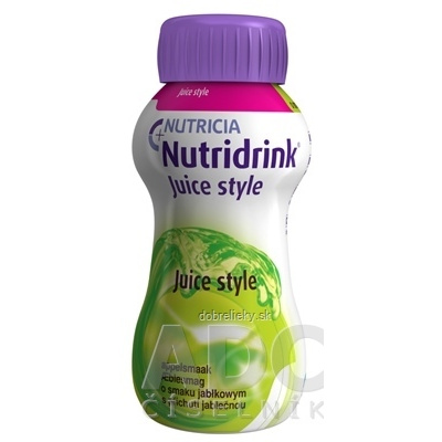 Nutridrink Juice Style s jablkovou príchuťou (inov.2021) 4x200 ml