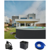 CF Bazénový set s bazénom ANTRAZIT/Sand 350 x 90 cm s ohřevem 3282