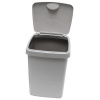 n.a. Vedro so sklopným vekom, 10 litrov, sivé, 25x22x33 cm