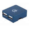 MANHATTAN USB 2.0 Micro Hub, 4 Ports, Bus Power 160605