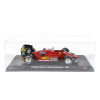 Edicola Ferrari F1 156-85 N 27 Sezóna 1985 Michele Alboreto - Con Vetrina - S vitrínou 1:24 červená čierna