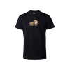 GEOFF ANDERSON - Tričko Organic Tee Black Orange Logo veľ. 4XL