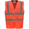 Yoko | HVW100 Hi-Vis bezpečnostná vesta_79.W100 Farba: hi vis orange, Veľkosť: 5XL