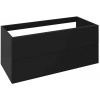 Sapho TREOS umývadlová skrinka 110x53x50,5cm, čierna matná (TS111) SPH TS110-3535