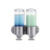 Nástenný dávkovač do sprchy Simplehuman Double Shower Dispenser BT1028 sivá ONE SIZE
