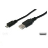 PREMIUMCORD Kabel USB 2.0 A - Micro B propojovací 1m ku2m1f