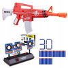 NERF SADA PEVNÝCH PUŠIEK M16 INSIGHTFUL, ELEKTRONICKÝ ŠTÍT, 40 ŠÍPOK