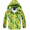 Chlapčenská jarná bunda - KUGO B2828, zelenkavá Farba: Zelená, Veľkosť: 80
