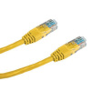 Datacom 1565 UTP, cat.5e, RJ45, 10m, žlutý