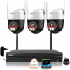 Dahua IP monitorovacia súprava Bezdrôtové 3 kamery 5MPx P5AE-PV a DVR s 1TB