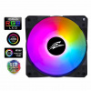 EVOLVEO 12FM ventilátor 120mm, ARGB ring, černý rám, master RGBFAN12FMB