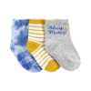 CARTERS CARTER'S Ponožky Mix chlapec LBB 3ks NB