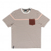 LRG tričko Timberline Stripped Tee - Brown Veľkosť: L