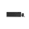 Súprava klávesnice + myši A4TECH FStyler 2.4G FG1035 RF NANO šedá