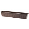 PLASTKON Truhlík Garden 60 cm hnedá