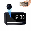 HODINY S UKRYTOU MINI ŠPIONÁŽNOU KAMEROU, BUDÍK FULL HD WIFI