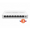 Tenda SM108 - 8x Multi-Gigabit 2.5G Ethernet Switch, 100/1000/2500 Mb/s, 40Gb/s, fanless (75012016)