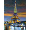 BLUEBIRD Puzzle Eiffelova veža pri západe slnka, Paríž, Francúzsko 1000 dielikov