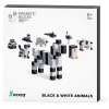 Pixio Magnetická stavebnica Black And White Animals