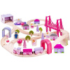 BIGJIGS TOYS Bigjigs Rail Dřevěná velká vláčkodráha princezny