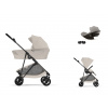 CYBEX Melio Carbon + Cot Travel Set Cloud G3 Plus i-Size dune grey 2026