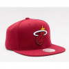 Kšiltovka Mitchell & Ness Team Ground 2.0 Snapback Miami Heat Maroon