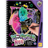 Vyškrabávacie omaľovánky objatie - Monster High