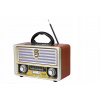 Sieťovo-batériové FM rádio Meier M-113BT