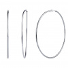 Kruhové náušnice ze stříbra 2 x 80 mm ZTBMBE80
