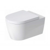Duravit ME by Starck Závesné WC s HygieneFlush, Rimless, HygieneGlaze, biela 2579092000