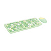 Bezdrôtový set klávesnica + myš MOFII 666 2.4G (zelená)