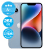 Apple iPhone 14 Blue 256GB A+ Repasovaný